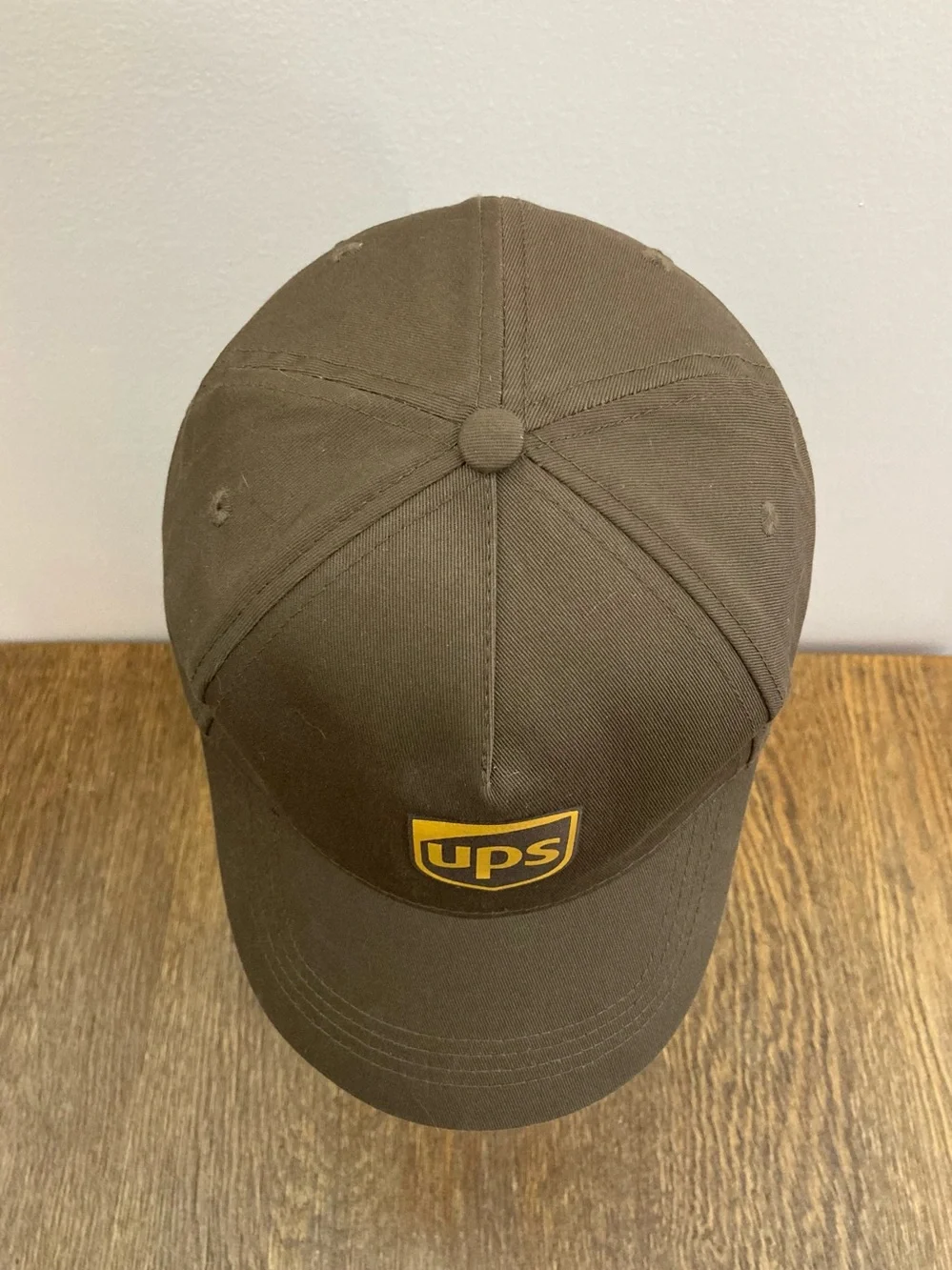 UPS Uniform Cap/Hat Front Logo Brown/Yellow OSFM